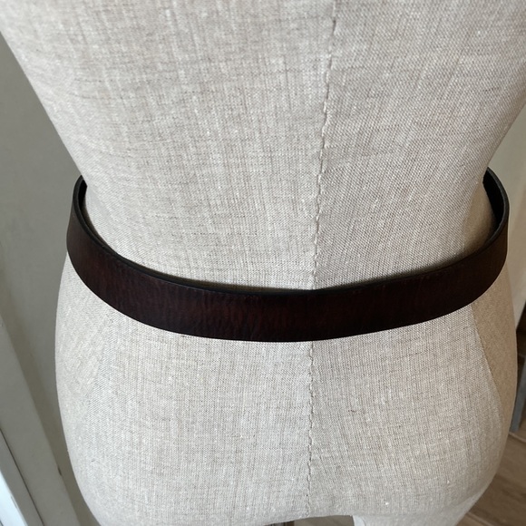 Chicos S leather belt with enamel buckle main image 5